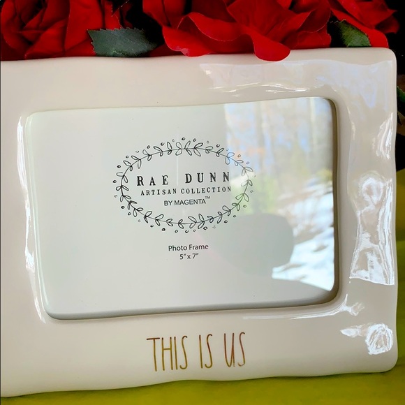 New Rae Dunn THIS IS US Photo Frame 5” x 7”